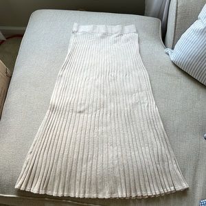 Tan midi skirt
